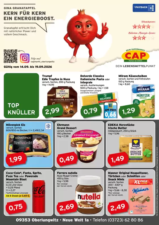 CAP Markt Katalog | Exklusive Deals für unsere Kunden | 2026-09-14T00:00:00.000Z - 2026-09-19T00:00:00.000Z