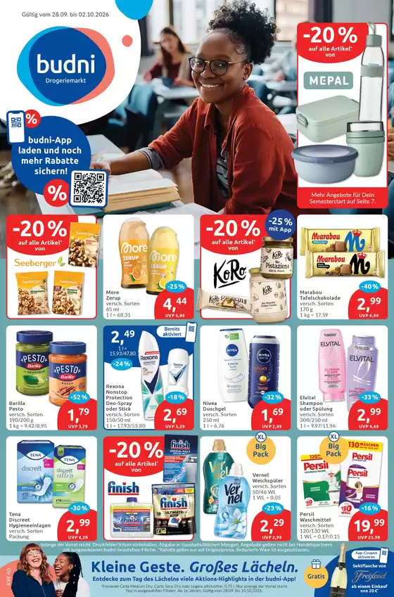 Budni Katalog in Mannheim | Budni: Aktuelle Angebote | 2026-09-28T00:00:00.000Z - 2026-10-02T00:00:00.000Z