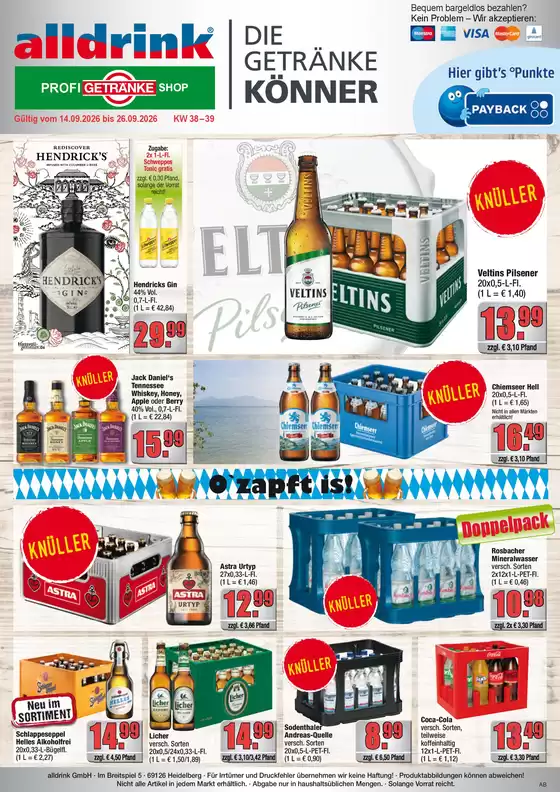 Profi Getränke Katalog | Profi Getränke Angebote | 2026-09-14T00:00:00.000Z - 2026-09-26T00:00:00.000Z
