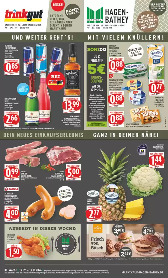 Marktkauf Katalog | Aktuelle Schnäppchen und Angebote | 2026-09-14T00:00:00.000Z - 2026-09-19T00:00:00.000Z