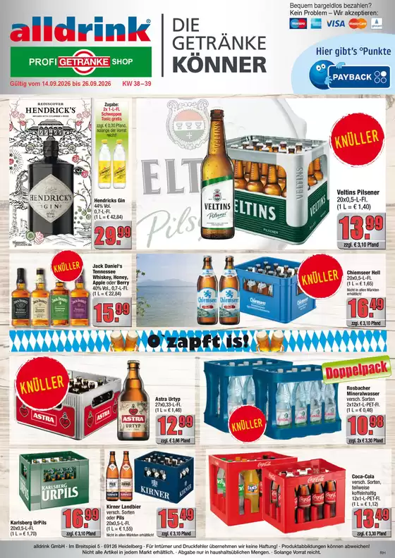 Profi Getränke Katalog | Top-Angebote für alle Schnäppchenjäger | 2026-09-14T00:00:00.000Z - 2026-09-26T00:00:00.000Z