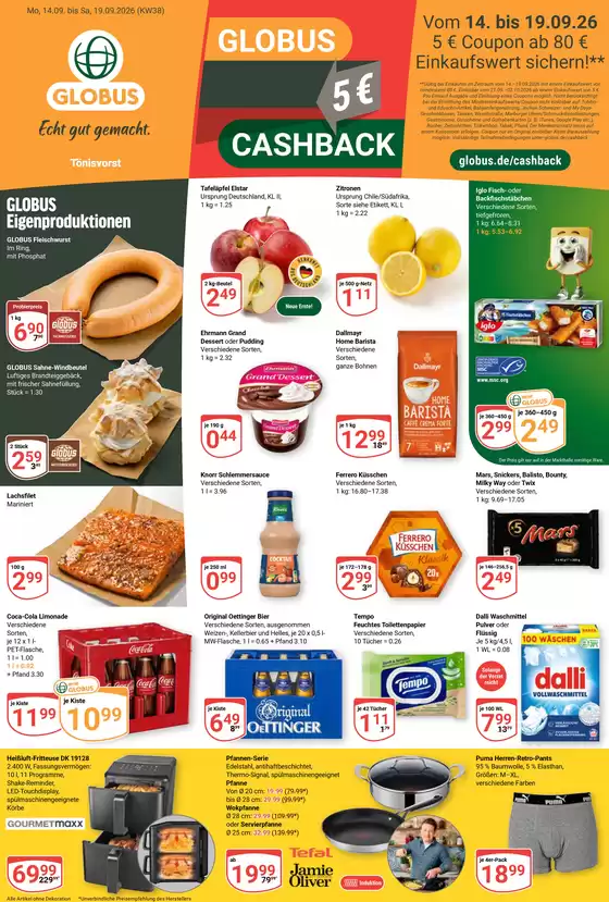 Globus Katalog | Aktuelle Angebote Tönisvorst | 2026-09-14T00:00:00.000Z - 2026-09-19T00:00:00.000Z