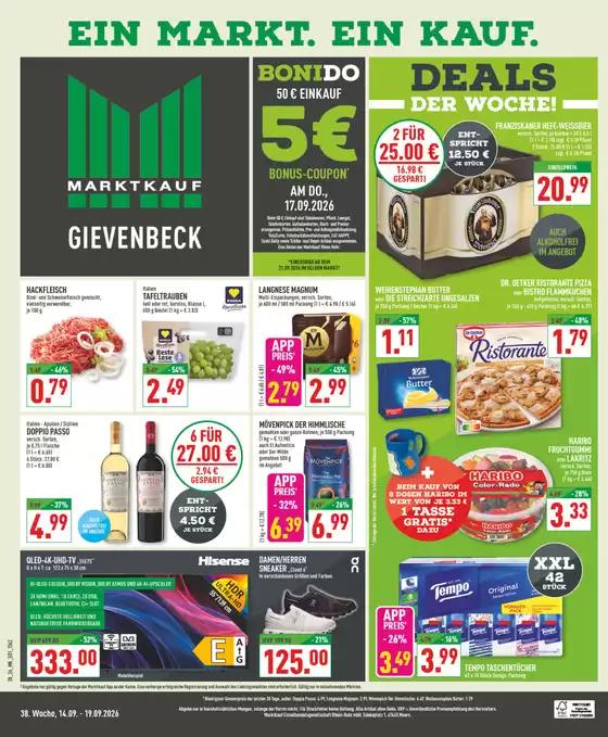 Marktkauf Katalog in Salach | Neue Angebote zum Entdecken | 2026-09-14T00:00:00.000Z - 2026-09-19T00:00:00.000Z