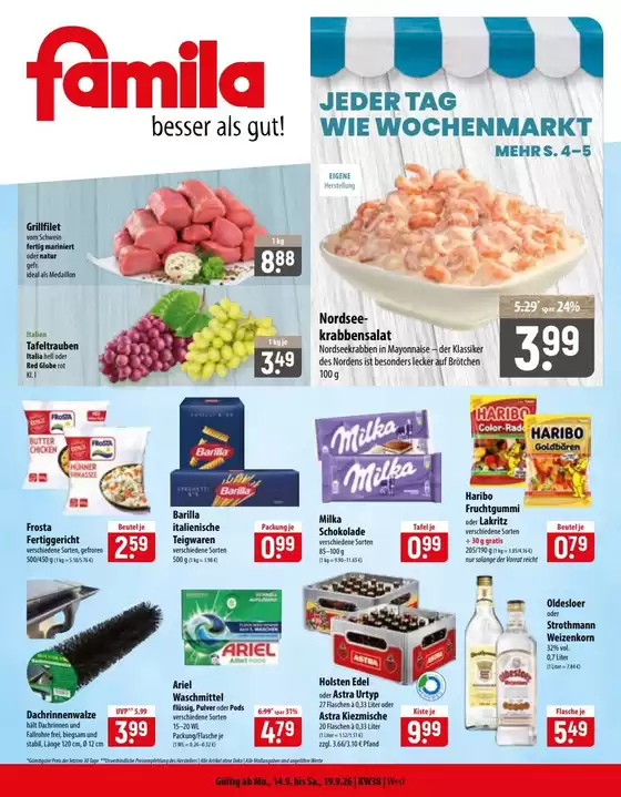 famila Katalog | famila flugblatt | 2026-09-14T00:00:00.000Z - 2026-09-19T00:00:00.000Z