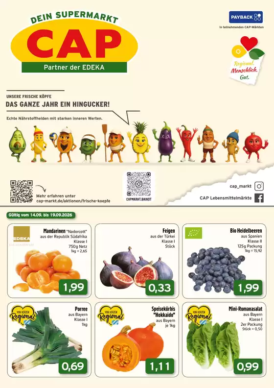 CAP Markt Prospekt | Unsere besten Deals für Sie | 2026-09-14T00:00:00.000Z - 2026-09-19T00:00:00.000Z