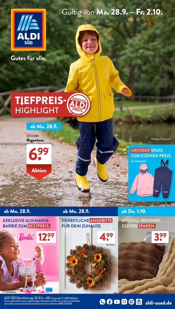 Aldi Süd Katalog in Grünhain-Beierfeld | Top-Deals und Rabatte | 2026-09-28T00:00:00.000Z - 2026-10-02T00:00:00.000Z