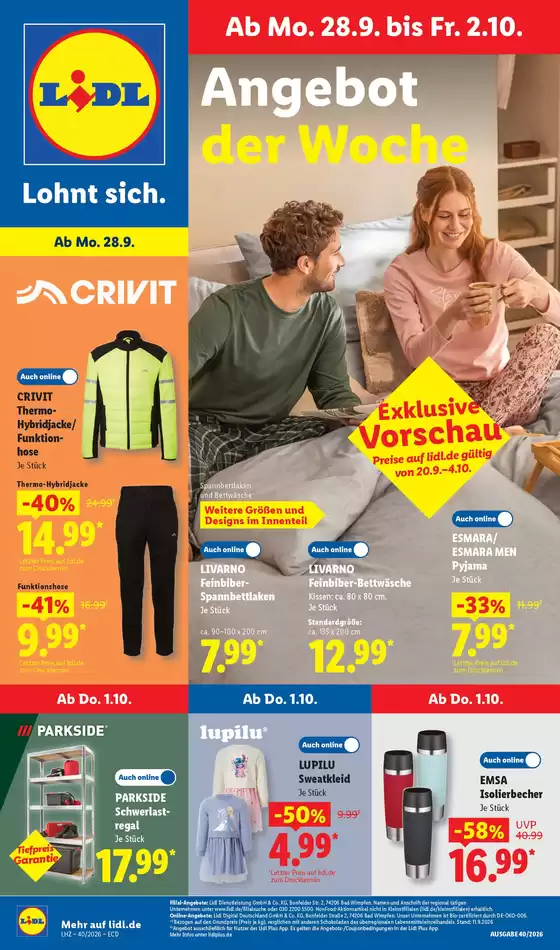 Lidl Katalog | 28.09.2026 03.10.2026 | 2026-09-28T00:00:00.000Z - 2026-10-02T00:00:00.000Z