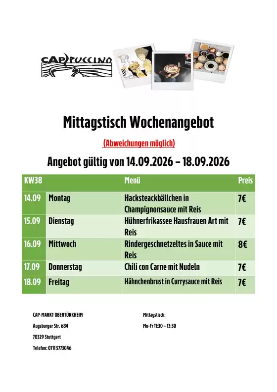 CAP Markt Prospekt | Attraktive Angebote entdecken | 2026-09-14T00:00:00.000Z - 2026-09-18T00:00:00.000Z