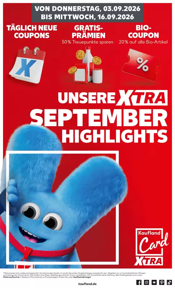 Kaufland Katalog | Exklusive Schnäppchen | 2026-09-03T00:00:00.000Z - 2026-09-16T00:00:00.000Z