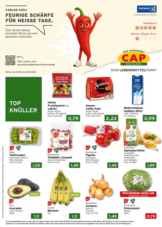 CAP Markt Katalog in Sindelfingen | Top-Angebote für alle Schnäppchenjäger | 2026-09-21T00:00:00.000Z - 2026-09-26T00:00:00.000Z