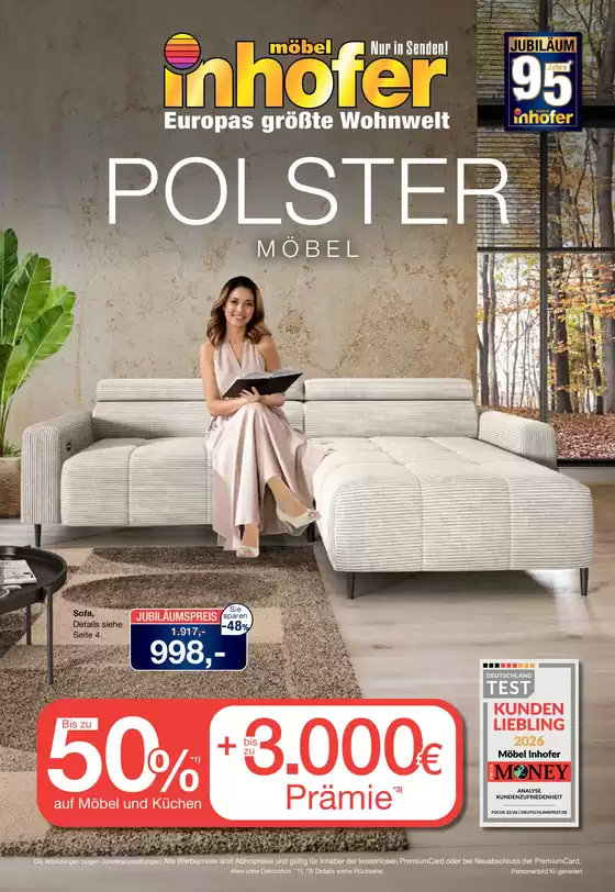Möbel Inhofer Katalog | POLSTER MÖBEL | 2026-09-17T00:00:00.000Z - 2026-10-10T00:00:00.000Z