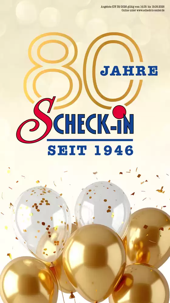 Scheck-in-Center Katalog | Scheck-in-Center Angebote | 2026-09-17T00:00:00.000Z - 2026-09-19T00:00:00.000Z