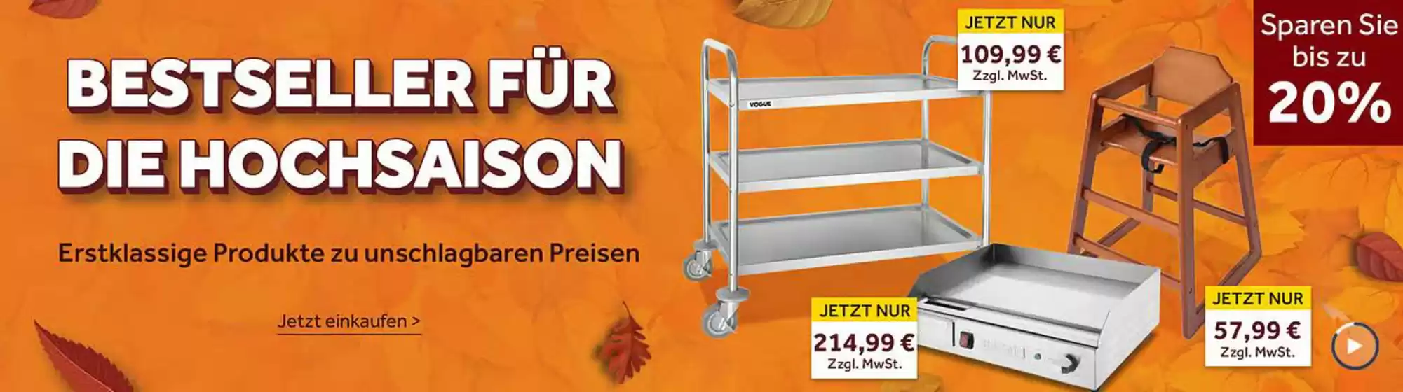 Nisbets Katalog in Gelsenkirchen | Beseller Fur Die Hoschsaison | 2026-09-17T00:00:00.000Z - 2026-09-29T00:00:00.000Z