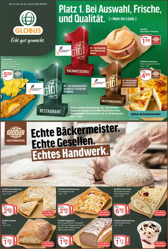Globus Katalog in Bürgel | Kommende Angebote St. Wendel | 2026-09-21T00:00:00.000Z - 2026-09-26T00:00:00.000Z