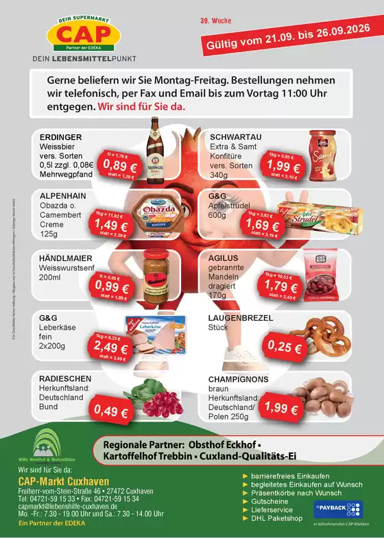 CAP Markt Katalog | Attraktive Sonderangebote für alle | 2026-09-21T00:00:00.000Z - 2026-09-26T00:00:00.000Z