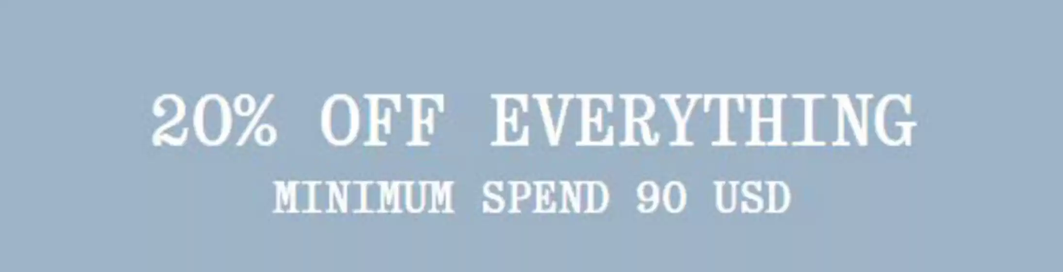 & Other Stories Prospekt | 20% Off Everything Minimum Spend 90 USD | 2026-09-18T00:00:00.000Z - 2026-10-02T00:00:00.000Z