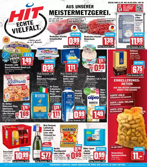 Hit Markt Katalog | Top-Deals für alle Kunden | 2026-09-21T00:00:00.000Z - 2026-09-26T00:00:00.000Z