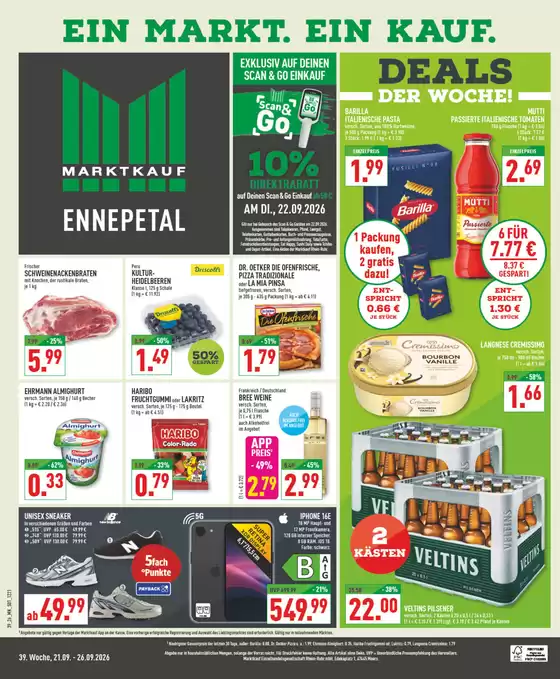 Marktkauf Katalog | Attraktive Angebote entdecken | 2026-09-21T00:00:00.000Z - 2026-09-26T00:00:00.000Z