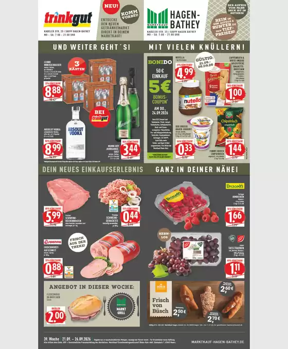 Marktkauf Katalog | Aktuelle Schnäppchen und Angebote | 2026-09-21T00:00:00.000Z - 2026-09-26T00:00:00.000Z