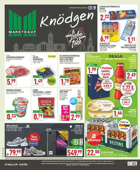 Marktkauf Prospekt | Angebote für Schnäppchenjäger | 2026-09-21T00:00:00.000Z - 2026-09-26T00:00:00.000Z