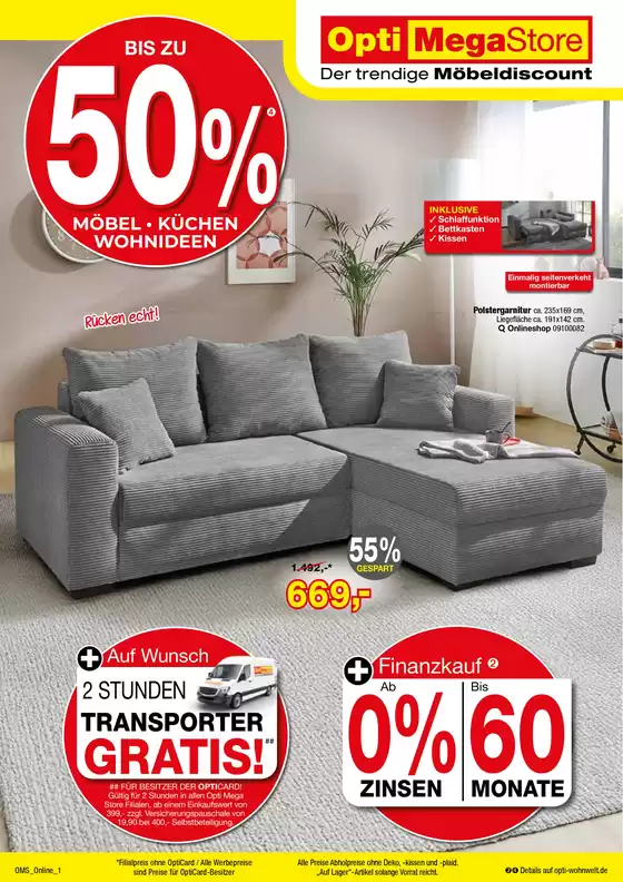 Opti Wohnwelt Katalog in Blankenburg (Harz) | Möbel zum Top-Preis | 2026-09-21T00:00:00.000Z - 2026-09-30T00:00:00.000Z