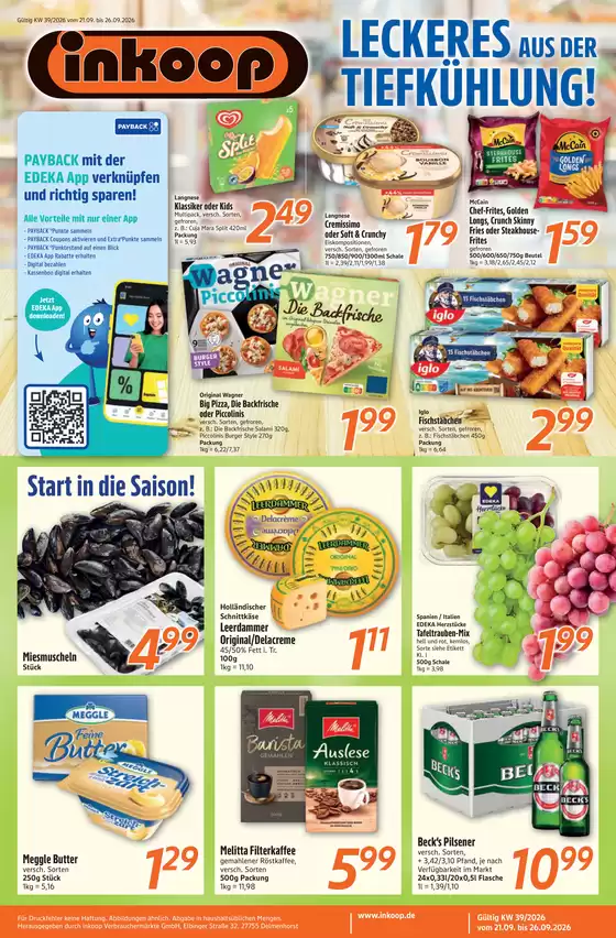 inkoop Prospekt in Lampertswalde | Inkoop Werbung 2026 09 21 | 2026-09-21T00:00:00.000Z - 2026-09-26T00:00:00.000Z