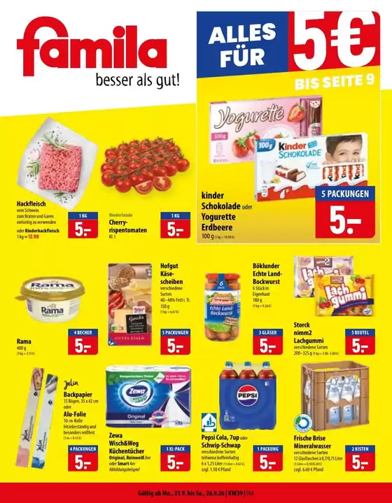 famila Katalog in Penzing | Unsere besten Schnäppchen | 2026-09-21T00:00:00.000Z - 2026-09-26T00:00:00.000Z
