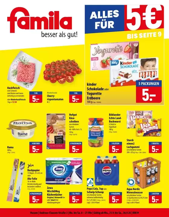 famila Prospekt in Iserlohn | famila flugblatt | 2026-09-21T00:00:00.000Z - 2026-09-26T00:00:00.000Z