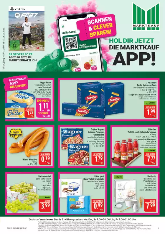 Marktkauf Katalog | Rabatte und Aktionen | 2026-09-21T00:00:00.000Z - 2026-09-26T00:00:00.000Z