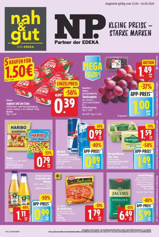 nah & gut Katalog | nah gut flugblatt | 2026-09-22T00:00:00.000Z - 2026-09-26T00:00:00.000Z