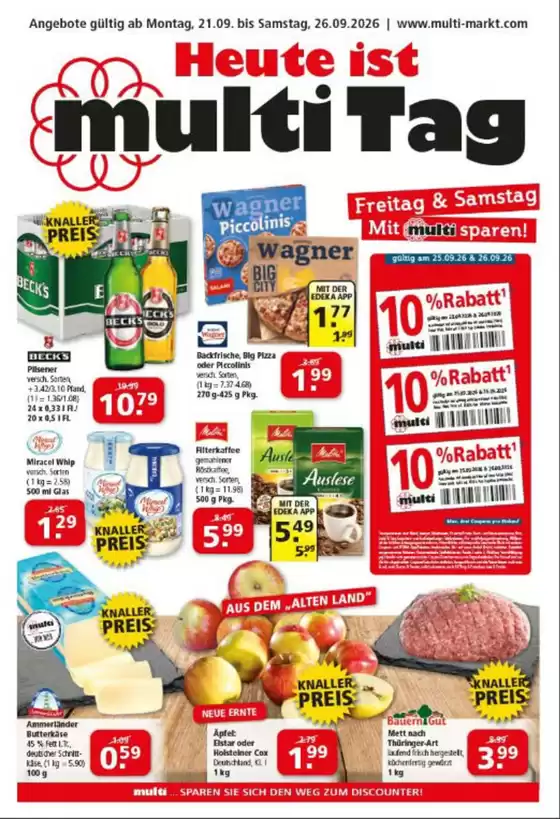 Multi Markt Katalog in Zwickau | Angebote Gultig Ab Montag | 2026-09-23T00:00:00.000Z - 2026-09-26T00:00:00.000Z