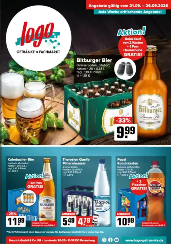 Logo Getränkemarkt Katalog in Grinau | Aktion! | 2026-09-23T00:00:00.000Z - 2026-09-26T00:00:00.000Z