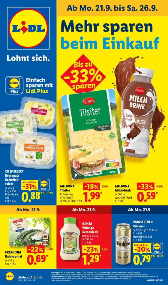 Lidl Prospekt in Schönberg (Nordwestmecklenburg) | 21.09.2026 26.09.2026 | 2026-09-24T00:00:00.000Z - 2026-09-26T00:00:00.000Z