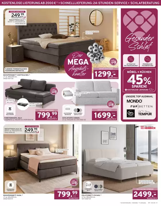 Möbel Heinrich Katalog | Unsere besten Angebote für Sie | 2026-09-24T00:00:00.000Z - 2026-10-27T00:00:00.000Z