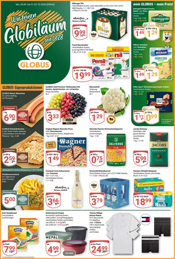 Globus Katalog in Speyer | Kommende Angebote St. Wendel | 2026-09-28T00:00:00.000Z - 2026-10-02T00:00:00.000Z