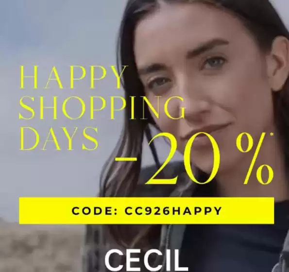 Cecil Prospekt in Berlin | Happy Shopping Days -20% | 2026-09-24T00:00:00.000Z - 2026-09-24T00:00:00.000Z