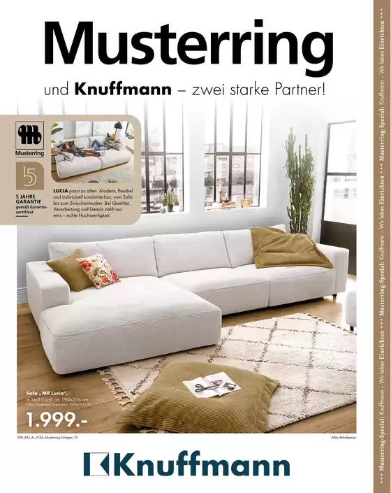 Franz Knuffmann Katalog | KN A 1026 Musterring-Einleger | 2026-09-25T00:00:00.000Z - 2026-10-29T00:00:00.000Z
