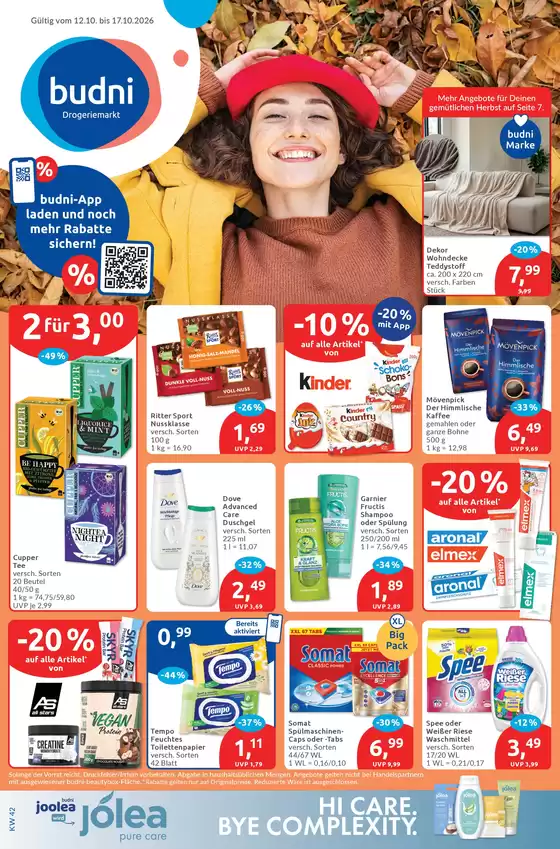 Budni Prospekt in | Budni: Aktuelle Angebote | 2026-10-12T00:00:00.000Z - 2026-10-17T00:00:00.000Z