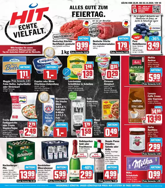Hit Markt Katalog in Waldbröl | Hit Markt flugblatt | 2026-09-28T00:00:00.000Z - 2026-10-03T00:00:00.000Z