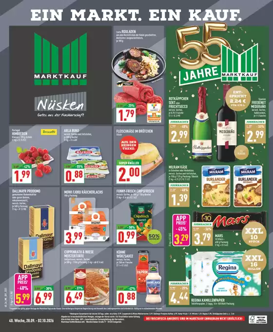 Marktkauf Prospekt | Unsere besten Schnäppchen | 2026-09-28T00:00:00.000Z - 2026-10-02T00:00:00.000Z