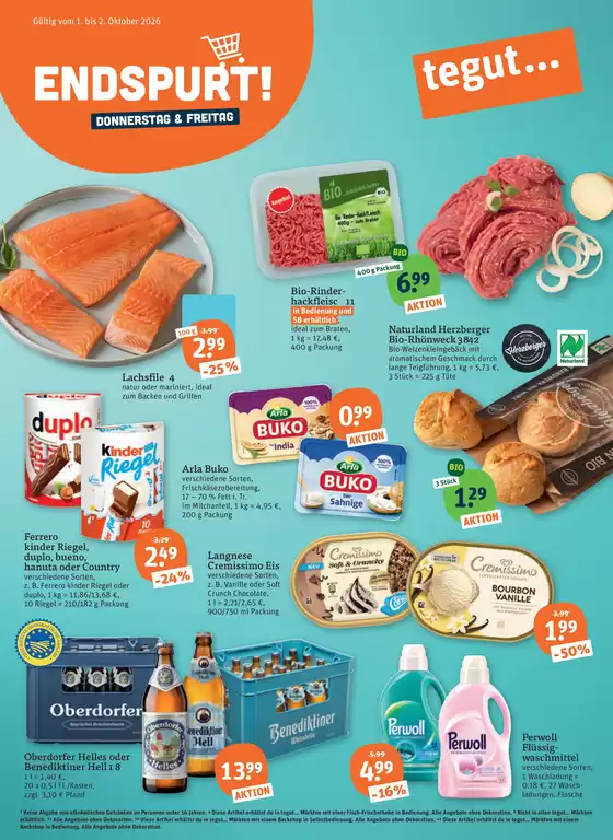 tegut Katalog | Angebote der Woche! tegut | 2026-10-01T00:00:00.000Z - 2026-10-02T00:00:00.000Z