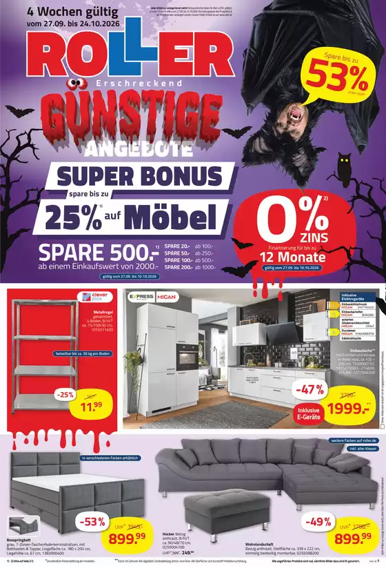 ROLLER Katalog | Unser Prospekt | 2026-09-28T00:00:00.000Z - 2026-10-24T00:00:00.000Z