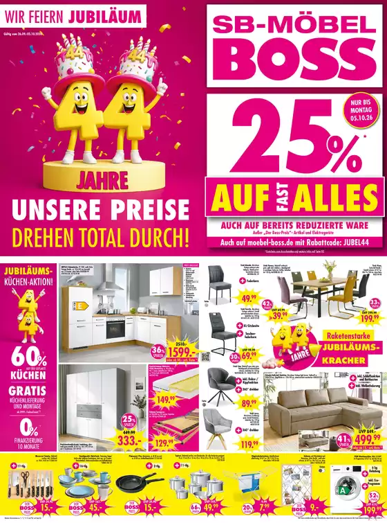 SB Möbel Boss Katalog | Sb40 2026 standard | 2026-09-26T00:00:00.000Z - 2026-10-05T00:00:00.000Z