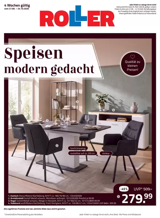 ROLLER Katalog in München | Küchenprospekt | 2026-09-28T00:00:00.000Z - 2026-10-24T00:00:00.000Z