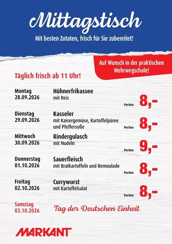 Markant Katalog | Rabatte und Aktionen | 2026-09-28T00:00:00.000Z - 2026-10-03T00:00:00.000Z