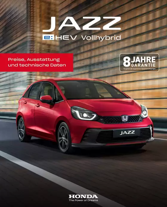 Honda Prospekt in Blankenfelde-Mahlow | Jazz Preise Daten Ausstattung 2609 | 2026-09-28T00:00:00.000Z - 2027-09-28T00:00:00.000Z
