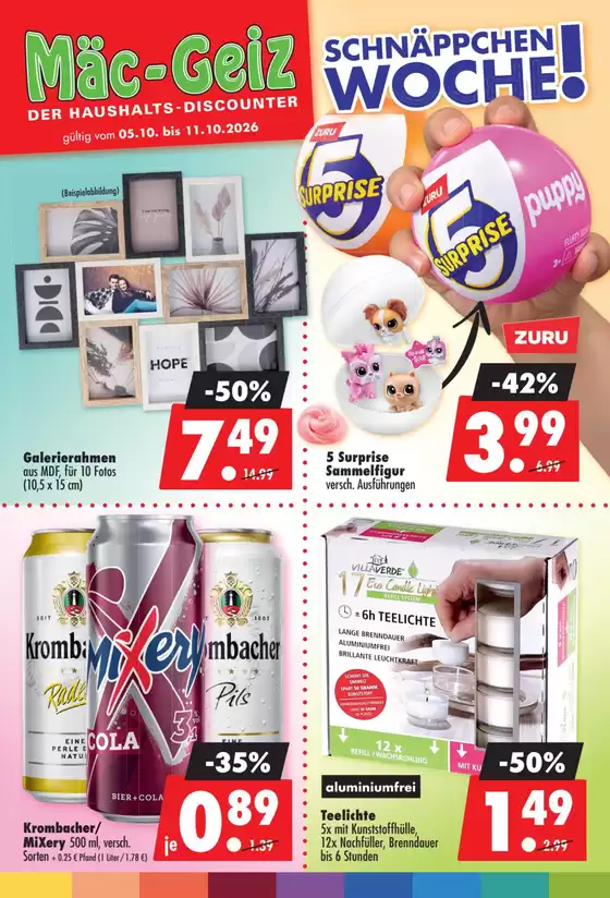 Mäc Geiz Prospekt | Jetzt sparen mit unseren Deals | 2026-10-05T00:00:00.000Z - 2026-10-11T00:00:00.000Z