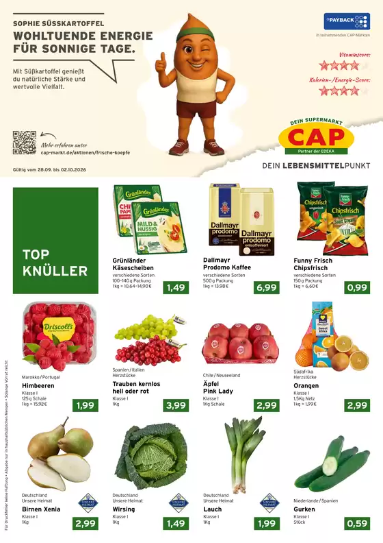 CAP Markt Katalog in Katzweiler | Neue Angebote zum Entdecken | 2026-09-28T00:00:00.000Z - 2026-10-02T00:00:00.000Z