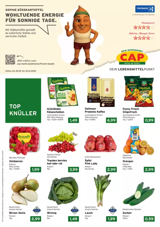 CAP Markt Prospekt | Unsere besten Schnäppchen | 2026-09-28T00:00:00.000Z - 2026-10-02T00:00:00.000Z
