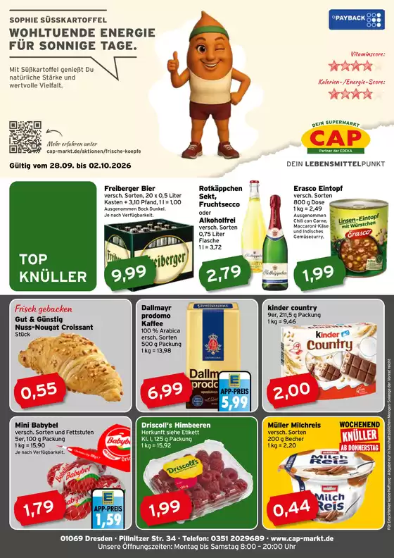CAP Markt Prospekt | Attraktive Angebote entdecken | 2026-09-28T00:00:00.000Z - 2026-10-02T00:00:00.000Z